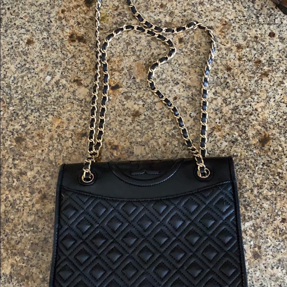 Tory Burch black crossbody hybrid